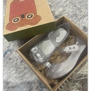 Mini Melissa Jelly Mary Janes Maryjanes FLATS Sandals 🍇 Size 10